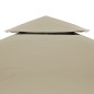 vidaXL Cubierta de repuesto de cenador 310 g/m² beige 3x3 m vidaXL Cubierta de repuesto de cenador 310 g/m² beige 3x3 m