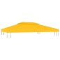 vidaXL Toldo de cenador 2 niveles 310 g/m² 4x3 m amarillo vidaXL Toldo de cenador 2 niveles 310 g/m² 4x3 m amarillo