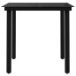 vidaXL Juego de comedor de jardín 3 piezas con cojines gris vidaXL Juego de comedor de jardín 3 piezas con cojines gris