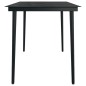 vidaXL Juego de comedor de jardín 7 piezas con cojines gris vidaXL Juego de comedor de jardín 7 piezas con cojines gris