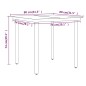 vidaXL Juego de comedor de jardín 3 piezas con cojines negro vidaXL Juego de comedor de jardín 3 piezas con cojines negro