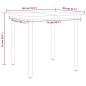 vidaXL Juego de comedor de jardín 3 piezas gris antracita vidaXL Juego de comedor de jardín 3 piezas gris antracita