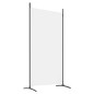  vidaXL Biombo divisor de 2 paneles de tela blanco 175x180 cm