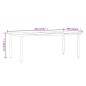 vidaXL Set comedor de jardín 9 pzas y cojines ratán sintético y vidrio vidaXL Set comedor de jardín 9 pzas y cojines ratán sintético y vidrio