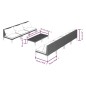 vidaXL Set sofás de jardín 8 pzas cojines ratán sintético gris oscuro vidaXL Set sofás de jardín 8 pzas cojines ratán sintético gris oscuro
