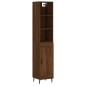 vidaXL Aparador alto madera contrachapada roble marrón 34,5x34x180 cm vidaXL Aparador alto madera contrachapada roble marrón 34,5x34x180 cm