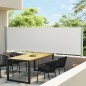 vidaXL Toldo lateral retráctil para patio crema 140x600 cm vidaXL Toldo lateral retráctil para patio crema 140x600 cm