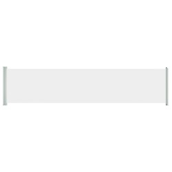 vidaXL Toldo lateral retráctil para patio crema 140x600 cm