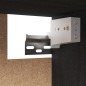 vidaXL Muebles para TV 3 piezas madera maciza de pino negro vidaXL Muebles para TV 3 piezas madera maciza de pino negro