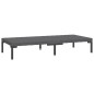 vidaXL Set sofás de jardín 8 pzas cojines ratán sintético gris oscuro
