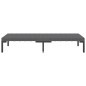 vidaXL Set sofás de jardín 8 pzas cojines ratán sintético gris oscuro