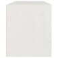 vidaXL Muebles para TV 3 piezas madera maciza de pino blanco