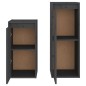 vidaXL Muebles para TV 2 piezas madera maciza de pino gris vidaXL Muebles para TV 2 piezas madera maciza de pino gris
