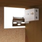 vidaXL Muebles para TV 3 piezas madera maciza de pino marrón miel