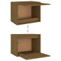 vidaXL Muebles para TV 7 piezas madera maciza de pino marrón miel