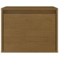 vidaXL Muebles para TV 7 piezas madera maciza de pino marrón miel