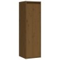 vidaXL Muebles para TV 4 piezas madera maciza de pino marrón miel