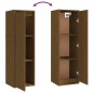 vidaXL Muebles para TV 4 piezas madera maciza de pino marrón miel