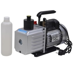vidaXL Bomba de vacío 100 L/min manómetros de 2 vías kit herramientas