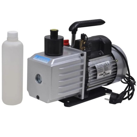 vidaXL Bomba de vacío 100 L/min manómetros de 2 vías kit herramientas
