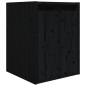 vidaXL Muebles para TV 5 piezas madera maciza de pino negro vidaXL Muebles para TV 5 piezas madera maciza de pino negro
