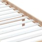 vidaXL Estructura de cama individual madera maciza 75x190 cm