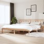 vidaXL Estructura de cama de madera maciza 180x200 cm vidaXL Estructura de cama de madera maciza 180x200 cm