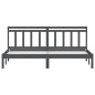 vidaXL Estructura de cama de matrimonio madera maciza gris 180x200 cm vidaXL Estructura de cama de matrimonio madera maciza gris 180x200 cm