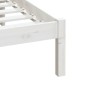 vidaXL Estructura de cama madera maciza de pino blanco 200x200 cm vidaXL Estructura de cama madera maciza de pino blanco 200x200 cm