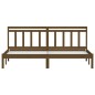 vidaXL Estructura de cama madera maciza de pino marrón miel 200x200 cm vidaXL Estructura de cama madera maciza de pino marrón miel 200x200 cm