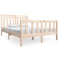 vidaXL Estructura de cama madera maciza 140x190 cm vidaXL Estructura de cama madera maciza 140x190 cm