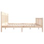 vidaXL Estructura de cama madera maciza 140x190 cm vidaXL Estructura de cama madera maciza 140x190 cm