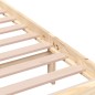 vidaXL Estructura de cama madera maciza 140x190 cm vidaXL Estructura de cama madera maciza 140x190 cm