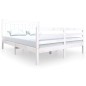 vidaXL Estructura de cama de madera maciza blanca 160x200 cm vidaXL Estructura de cama de madera maciza blanca 160x200 cm