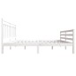 vidaXL Estructura de cama de madera maciza blanca 160x200 cm vidaXL Estructura de cama de madera maciza blanca 160x200 cm