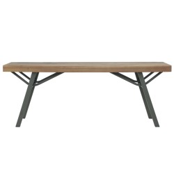 vidaXL Banco de jardín 120 cm madera de acacia maciza
