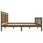 vidaXL Estructura de cama de madera maciza marrón miel 120x200 cm vidaXL Estructura de cama de madera maciza marrón miel 120x200 cm