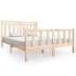 vidaXL Estructura de cama de madera maciza 160x200 cm vidaXL Estructura de cama de madera maciza 160x200 cm