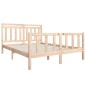 vidaXL Estructura de cama de madera maciza 160x200 cm vidaXL Estructura de cama de madera maciza 160x200 cm