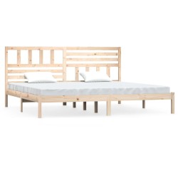 vidaXL Estructura de cama de madera maciza de pino 200x200 cm