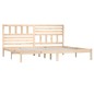 vidaXL Estructura de cama de madera maciza de pino 200x200 cm vidaXL Estructura de cama de madera maciza de pino 200x200 cm