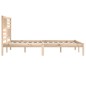 vidaXL Estructura de cama de madera maciza de pino 200x200 cm vidaXL Estructura de cama de madera maciza de pino 200x200 cm