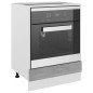 vidaXL Armario de horno de madera contrachapada hormigón 60x46x81,5cm vidaXL Armario de horno de madera contrachapada hormigón 60x46x81,5cm
