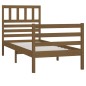vidaXL Estructura de cama madera maciza marrón miel 90x200 cm vidaXL Estructura de cama madera maciza marrón miel 90x200 cm