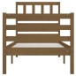 vidaXL Estructura de cama madera maciza marrón miel 90x200 cm vidaXL Estructura de cama madera maciza marrón miel 90x200 cm