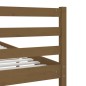 vidaXL Estructura de cama madera maciza marrón miel 90x200 cm vidaXL Estructura de cama madera maciza marrón miel 90x200 cm