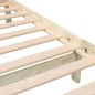 vidaXL Estructura de cama de madera maciza 140x190 cm vidaXL Estructura de cama de madera maciza 140x190 cm
