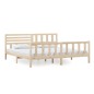 vidaXL Estructura de cama de madera maciza 200x200 cm vidaXL Estructura de cama de madera maciza 200x200 cm