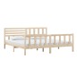 vidaXL Estructura de cama de madera maciza 200x200 cm vidaXL Estructura de cama de madera maciza 200x200 cm