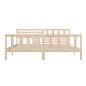vidaXL Estructura de cama de madera maciza 200x200 cm vidaXL Estructura de cama de madera maciza 200x200 cm